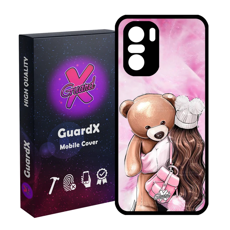 کاور گارد ایکس طرح Girl مدل Glass10088 مناسب برای گوشی موبایل شیائومی Poco F3/MI 11X/MI 11X Pro/Redmi K40/K40 Pro