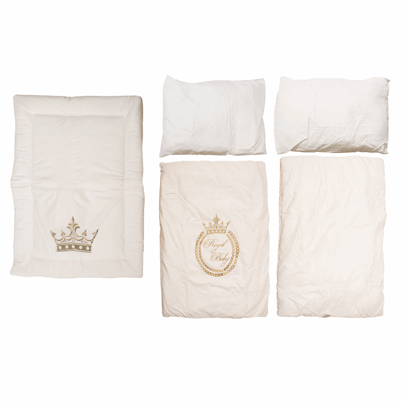 سرویس خواب نوزادی 5 تکه کیدبو  مدل RoyalWhite