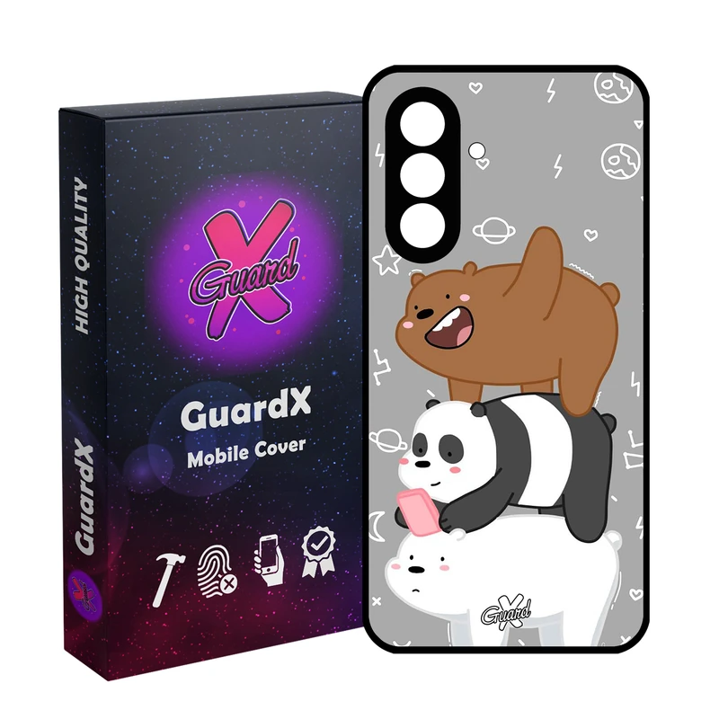 کاور گارد ایکس طرح خرس های کله فندقی مدل 10383 مناسب برای گوشی موبایل سامسونگ Galaxy S25 FE