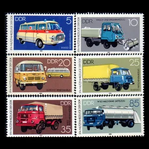 تمبر یادگاری مدل خارجی مجموعه 6 عددی