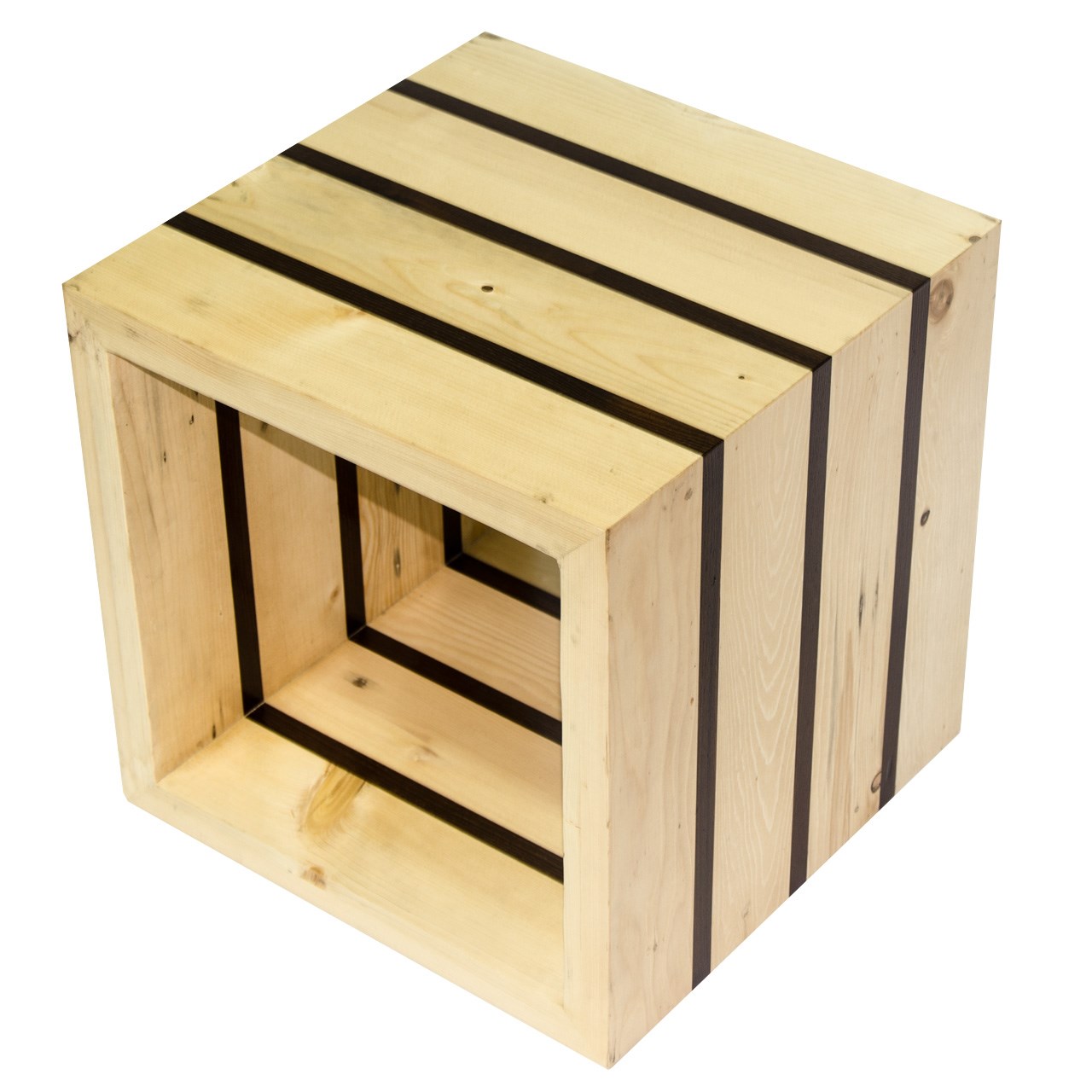 میز عسلی چوبی دکوکام طرح باکس