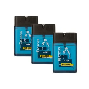 عطر جیبی مردانه کراس مدل Vega Bond حجم 45 میلی لیتر مجموعه 3 عددی