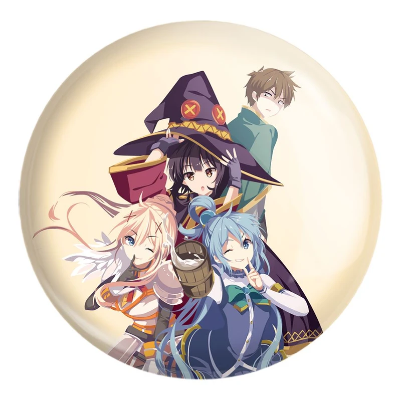 پیکسل خندالو طرح انیمه کونوسوبا Konosuba کد 27159 مدل بزرگ