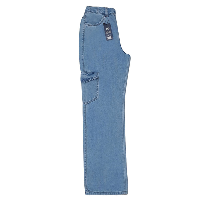 شلوار جین زنانه دیان مدل بگ شش جیب کد 0082