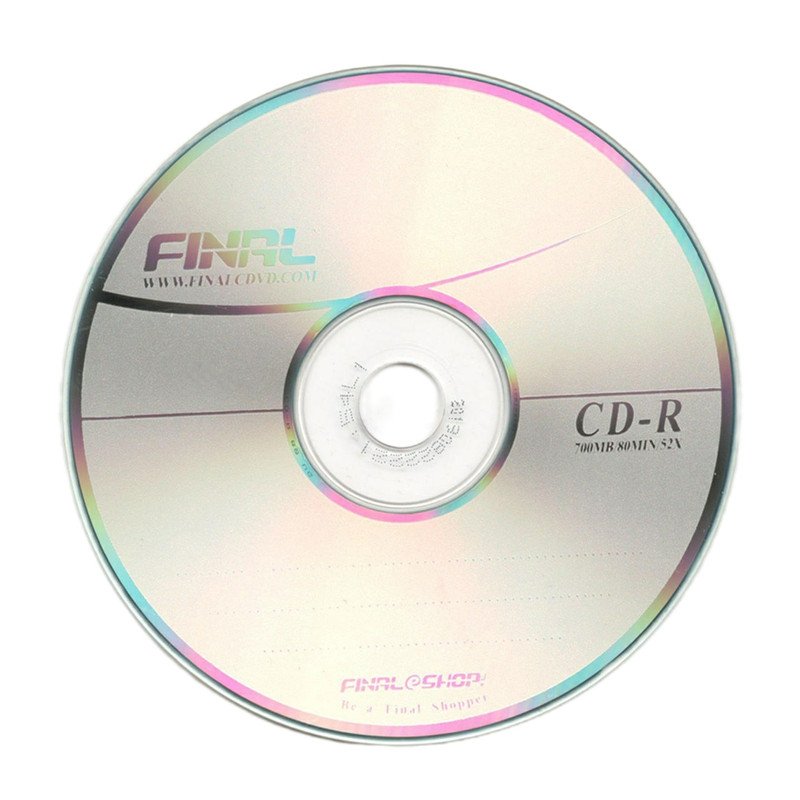 سی دی خام فینال مدل CD-R بسته 2 عددی