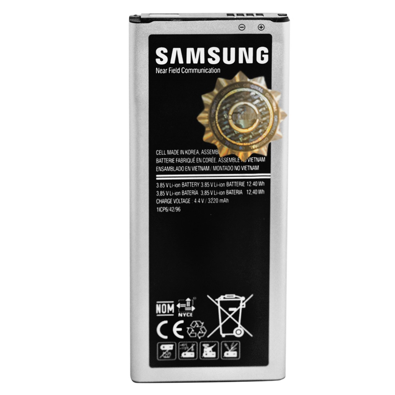 باتری موبایل مدل EB-BN910BBE با ظرفیت 3220mAh مناسب برای گوشی موبایل سامسونگ Galaxy Note 4
