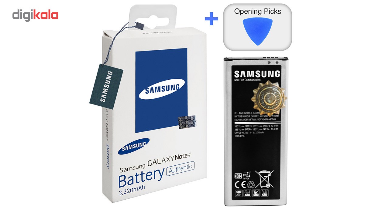 باتری موبایل مدل EB-BN910BBE با ظرفیت 3220mAh مناسب برای گوشی موبایل سامسونگ Galaxy Note 4