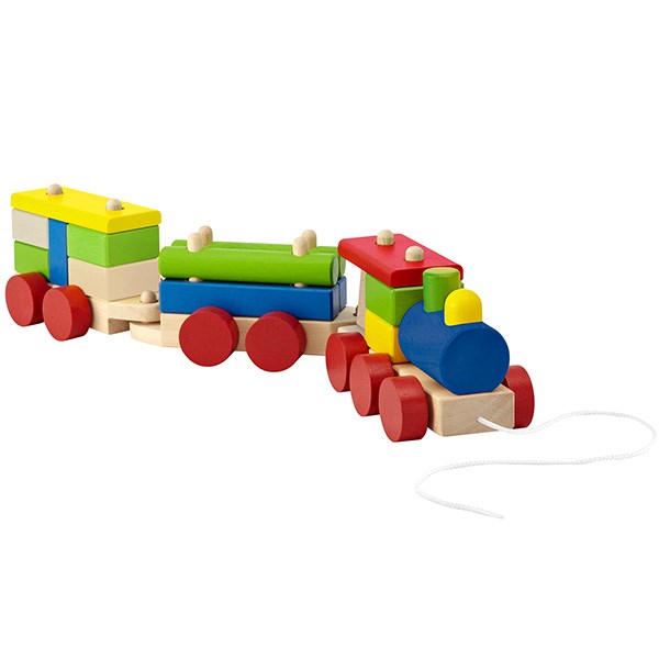 بازی فکری واندر ورد مدل قطار دودکش دار چوبی کد WW-1200