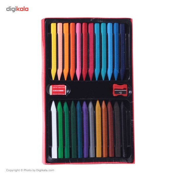 مداد شمعی فابر کاستل مدل گریپ ایریزبل - بسته 24 رنگ