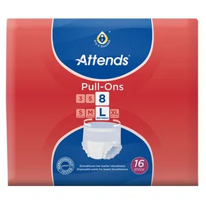 پوشک شورتی بزرگسال اتندز 8 قطره سایز Large بسته 16 عددی
