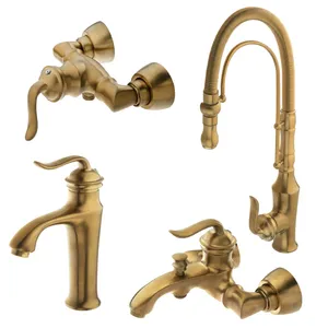 ست شیرآلات پرکاس مدل بامبو فنری کد M-01