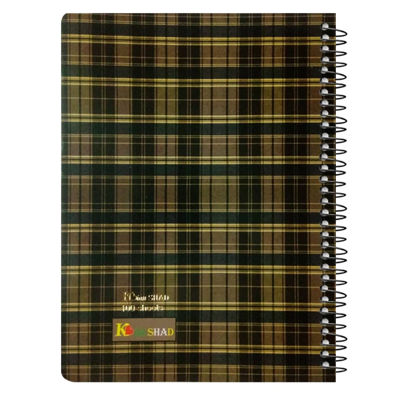 دفتر مشق 100 برگ کیان شاد طرح چهار خانه Gha