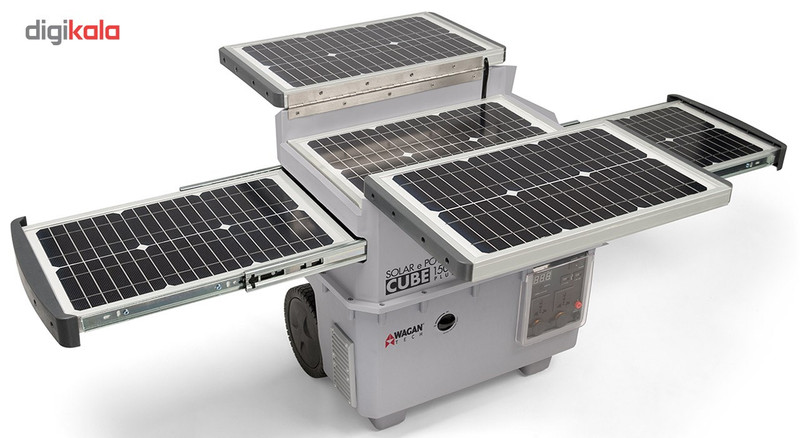 ژنراتور خورشیدی واگان مدل 2547 توان 1500 وات ظرفیت 100 آمپرساعت