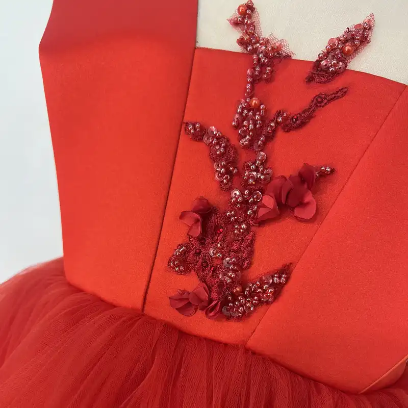 پیراهن دخترانه مدل پرنسسی 02