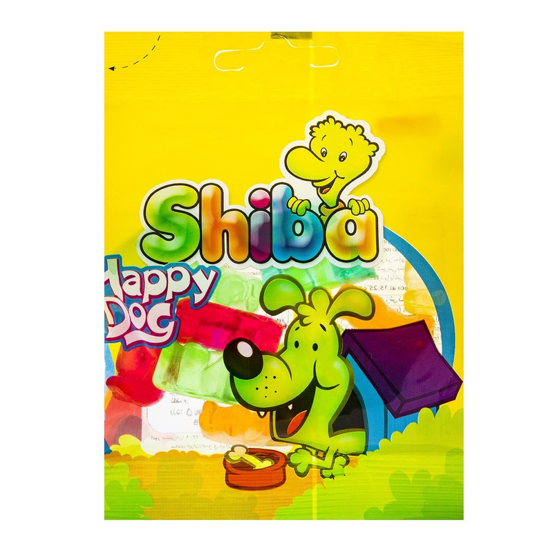 پاستیل میوه ای شیبا مدل Happy Dog مقدار 35 گرم