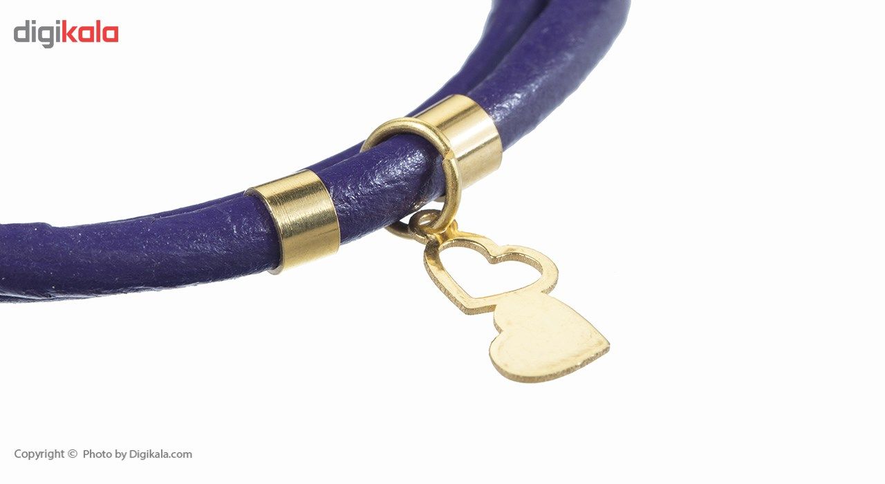 دستبند طلا 18 عیار زنانه رزا مدل BW153 -  - 4