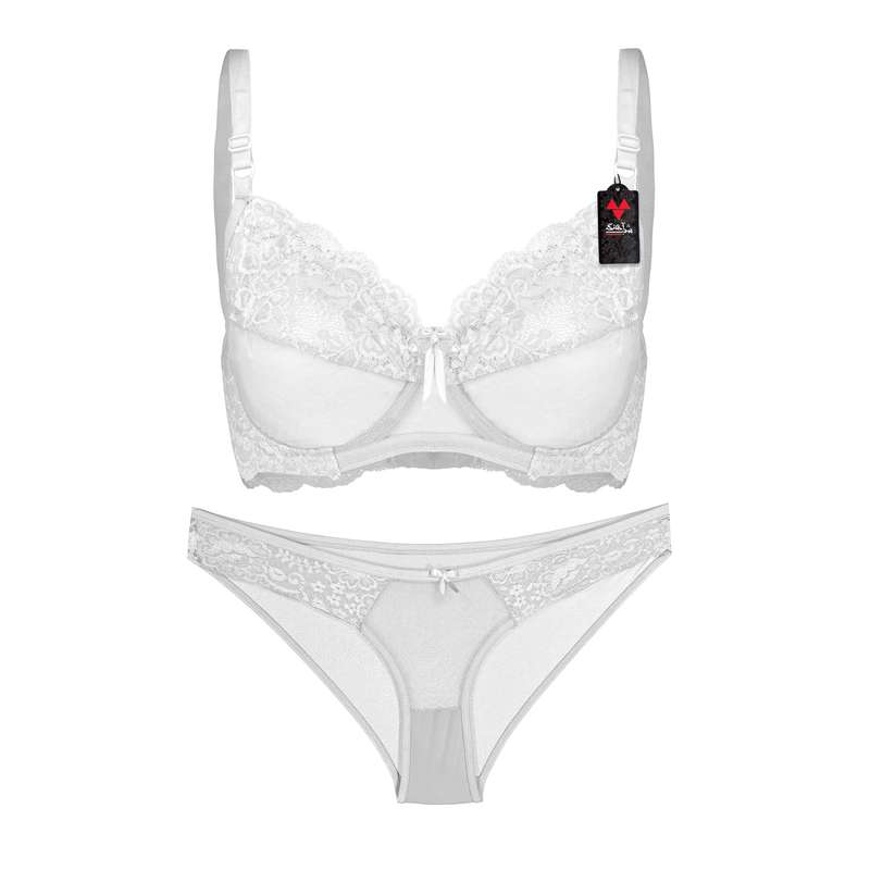 ست شورت و سوتین زنانه شباهنگ مدل  EASY LOVER رنگ سفید