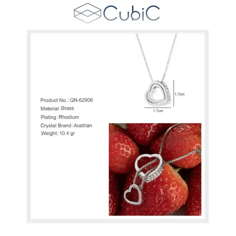 گردنبند زنانه کوبیک مدل QN-271091