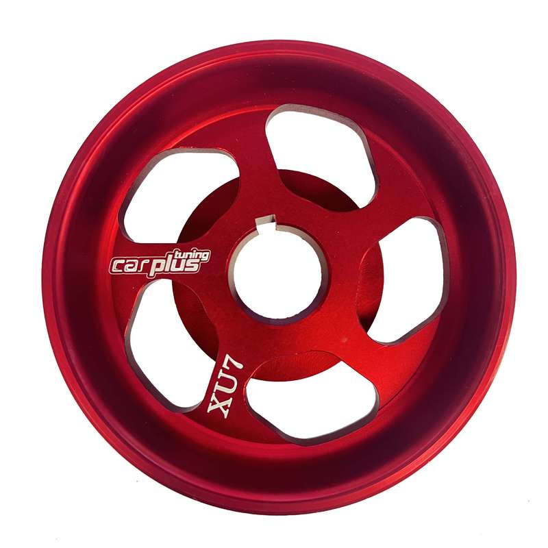 پولی سر میل لنگ کار پلاس تیونینگ کد  CPT-XU7 RED مناسب برای 405 و سمند