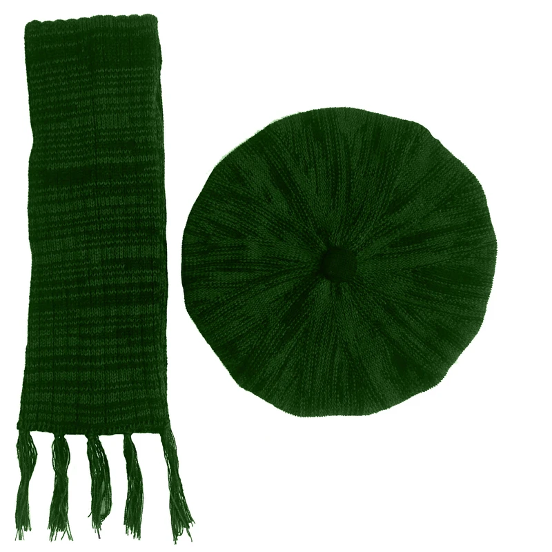 ست کلاه و شال گردن بافتنی زنانه کد A2