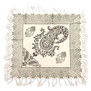 سفره قلمکار اثر زابلیان طرح 13-11-118 سایز 40 × 40 سانتی متر