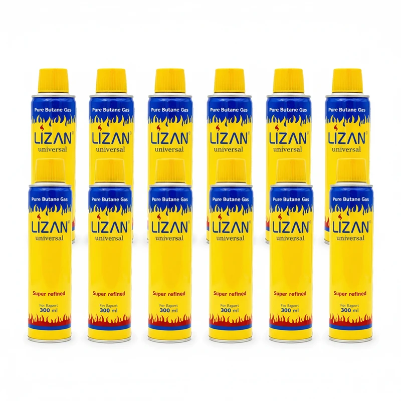 گاز فندک لیزن مدل یونیورسال بدون بو بسته 48 عددی