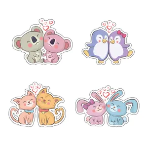 استیکر کلید و پریز کودک تُکتم مدل love animal مجموعه 4 عددی