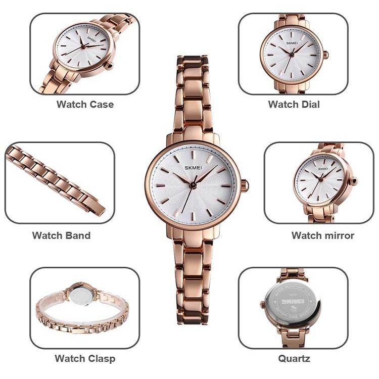 ساعت مچی عقربه ای زنانه اسکمی مدل 1410 ساعت مچی عقربه ای زنانه اسکمی مدل 1410