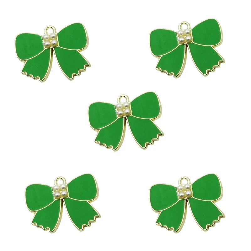  آویز گردنبند دخترانه مدل پاپیون زیبا کد 109 بسته 5 عددی