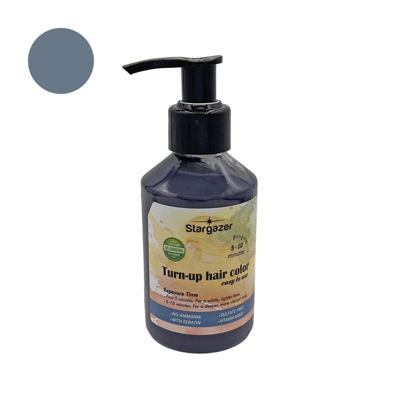 شامپو رنگ مو استارگیزر مدل S1 رنگ آبی طوسی حجم 150 میلی لیتر