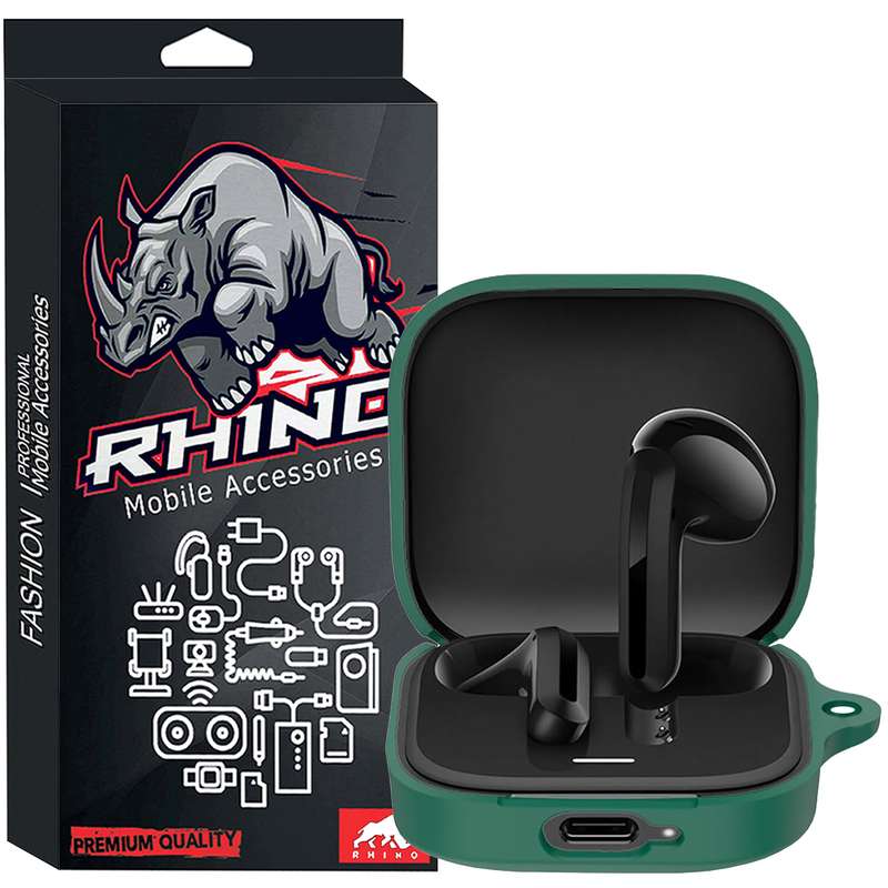 کاور راینو مدل R-Silic مناسب برای کیس هدفون بلوتوثی شیائومی Redmi Buds 6 Active