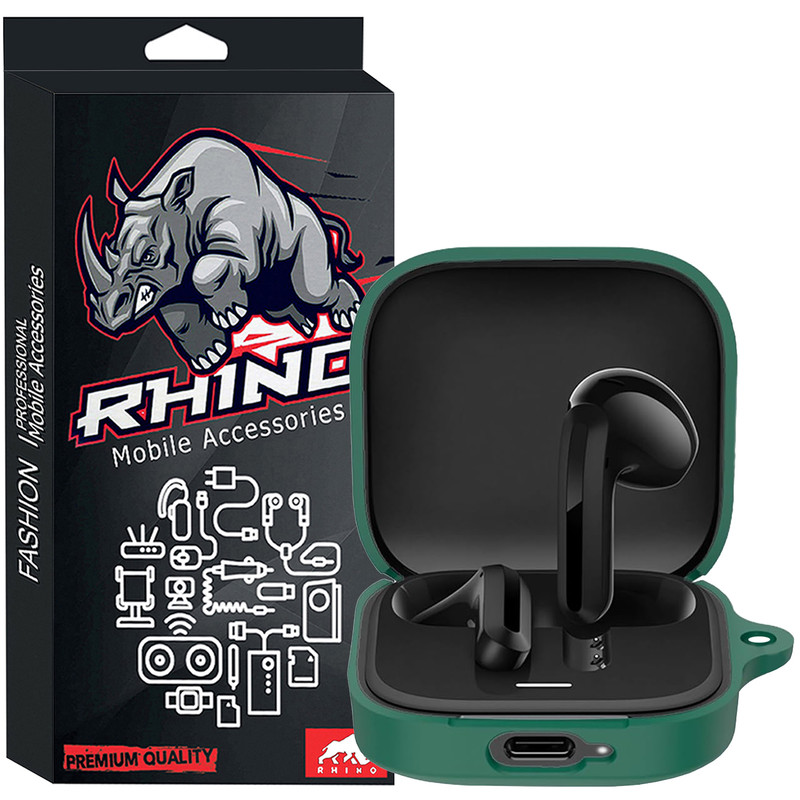 کاور راینو مدل R-Silic مناسب برای کیس هدفون بلوتوثی شیائومی Redmi Buds 6 Active