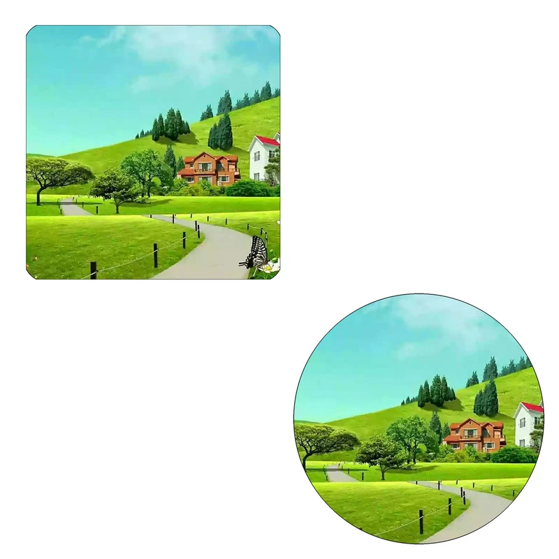 مگنت طرح ییلاق اروپایی کد M1 به همراه زیر لیوانی