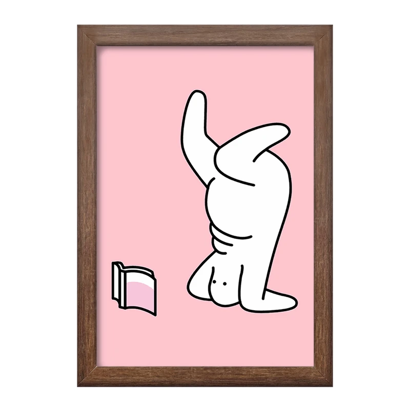 تابلو خندالو طرح تنبل خسته کد 29437