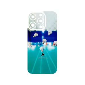 MAHOOT Badminton Cover Sticker for Apple iPhone 15 Pro