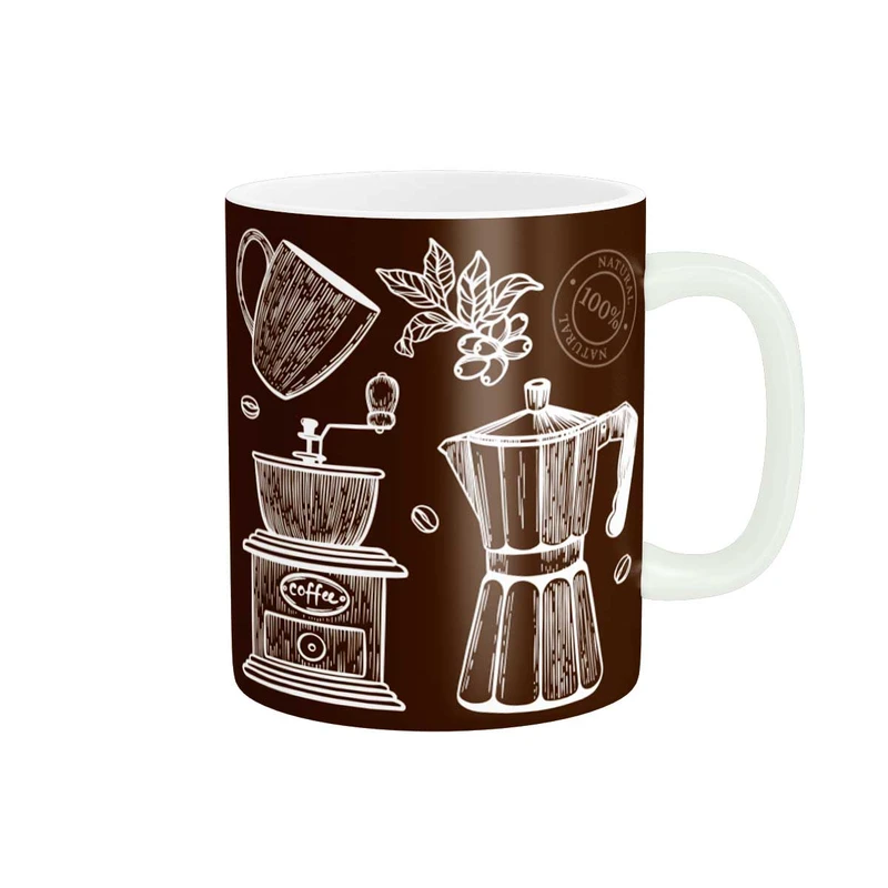 ماگ پادآفرین طرح  قهوه و کافی Coffee کد 1404