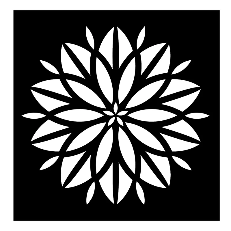  شابلون باتیس آرت طرح تذهیب کد 50-495