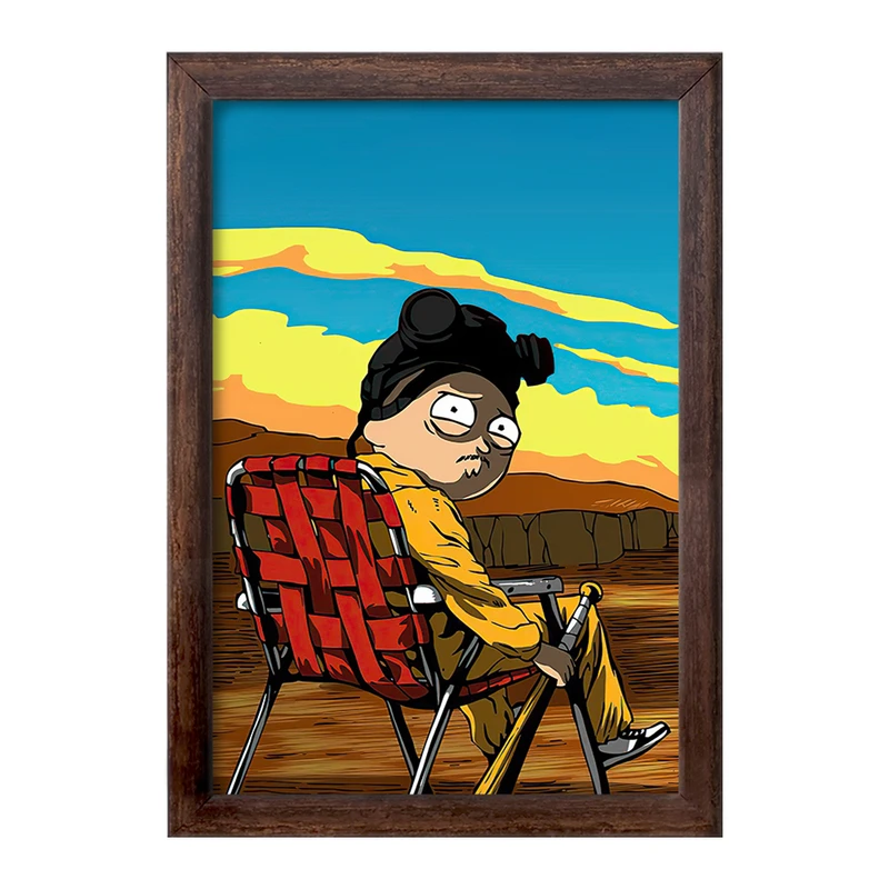 تابلو خندالو طرح انیمیشن ریک و مورتی Rick and Mort کد 26382