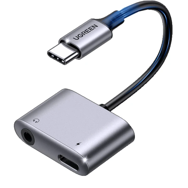 مبدل USB-C به جک 3.5 میلی متر یوگرین مدل CM231-60164