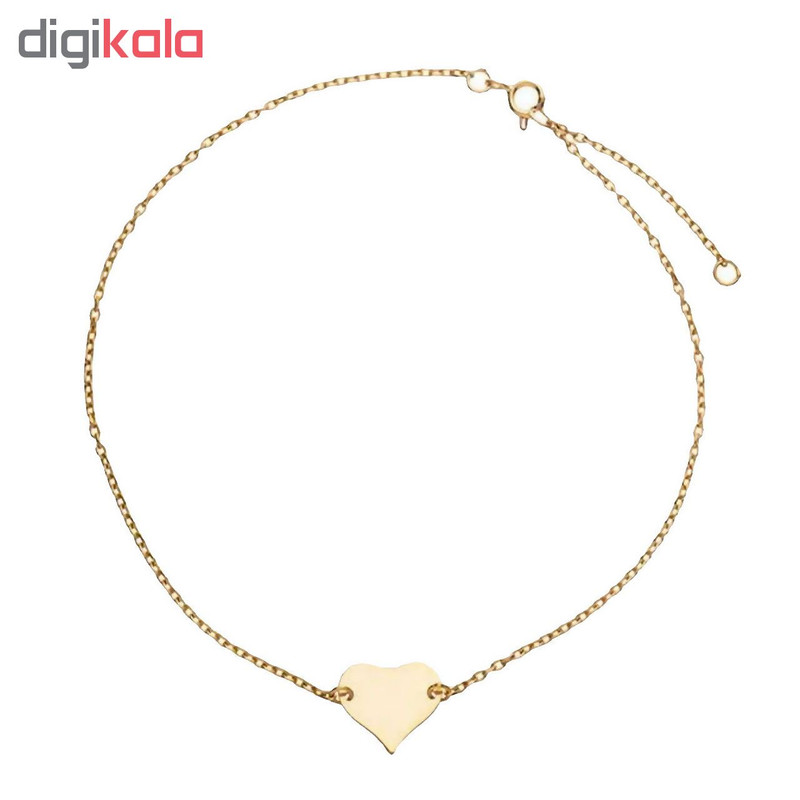 پابند نقره زنانه طرح قلب