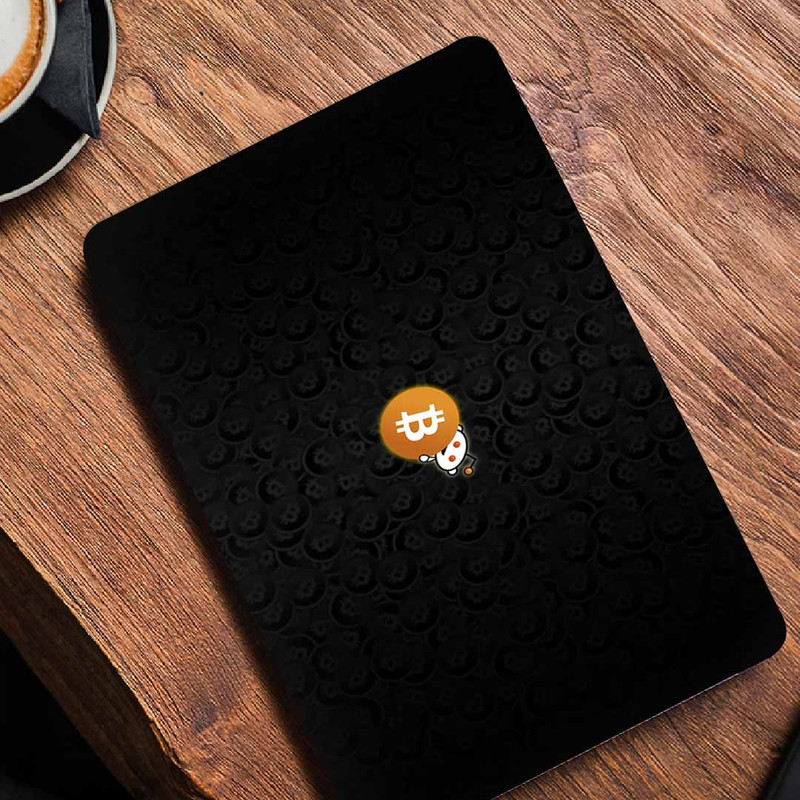 استیکر لپ تاپ طرح bitcoinکد p-1109مناسب برای لپ تاپ 15.6 اینچ