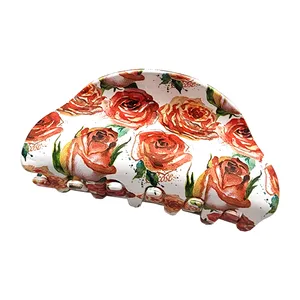 کلیپس مو زنانه مدل گل رز كد KLP996L-23