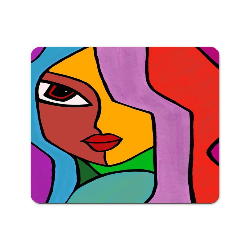 ماوس پد مدل کوبیسم طرح سنتی دختر کد 0539