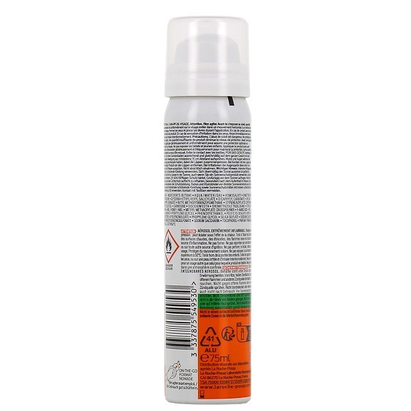 اسپری ضد آفتاب بدون رنگ لاروش پوزای SPF 50 مدل Anthelios Brume Anti Brillance مناسب پوست های چرب و مختلط حجم 75 میلیلیتر اسپری ضد آفتاب بدون رنگ لاروش پوزای SPF 50 مدل Anthelios Brume Anti Brillance مناسب پوست های چرب و مختلط حجم 75 میلیلیتر
