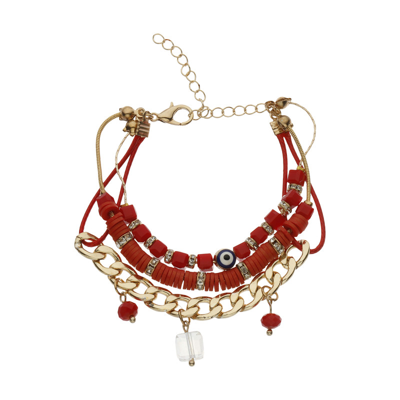 دستبند زنانه طرح چشم نظر کد Mhr-40