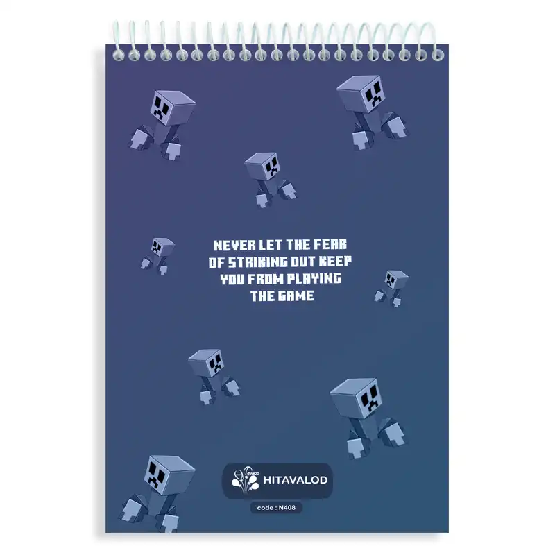 دفتر نقاشی 60 برگ های تولد مدل ماینکرافت کد N408