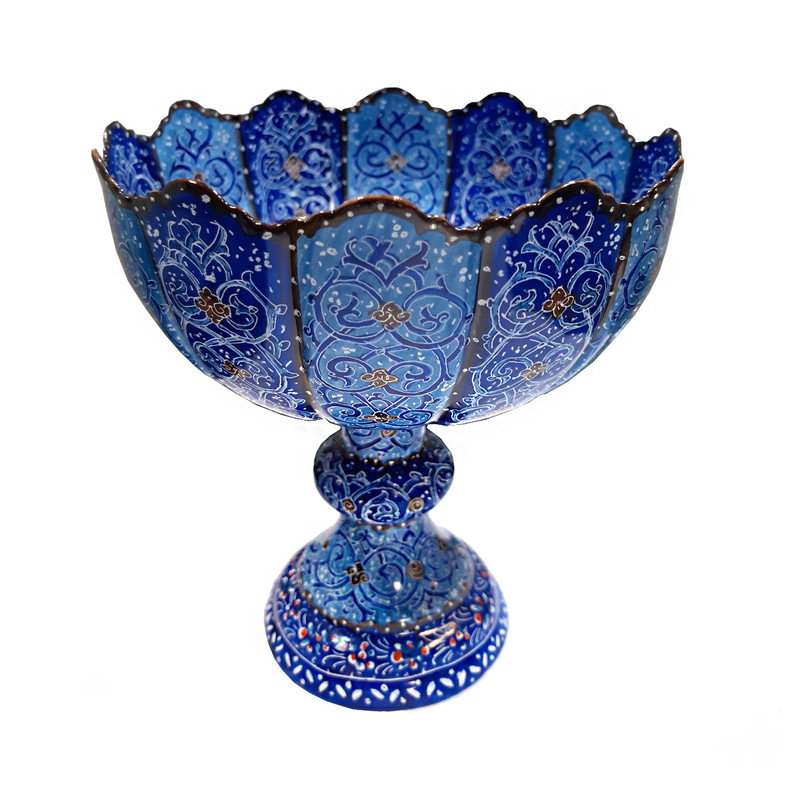 شکلات خوری میناکاری طرح اسلیمی مدل 20087-2