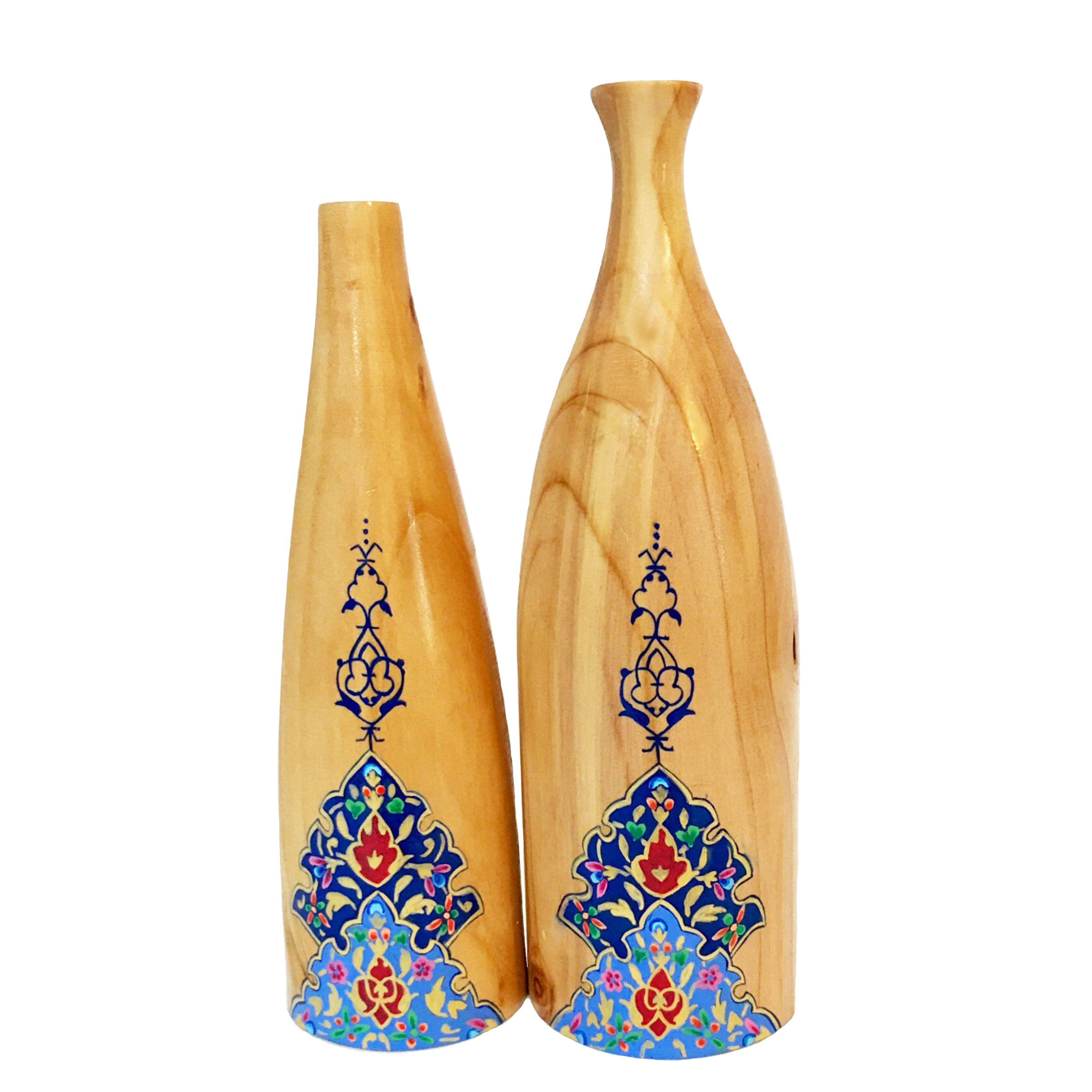 گلدان چوبی هونرین کد 443 مجموعه 2 عددی