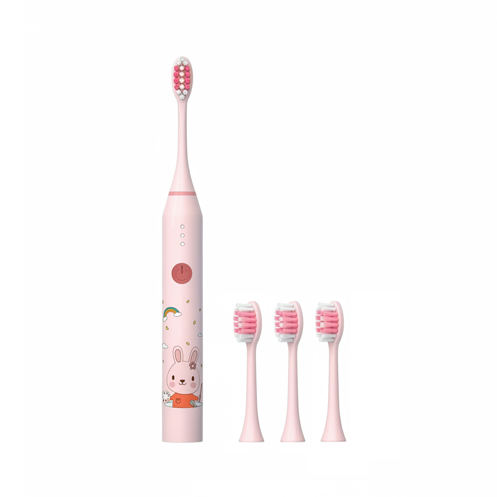 مسواک برقی آکواسونیک مدل DY-332 - Bunny به همراه 3 سری یدک