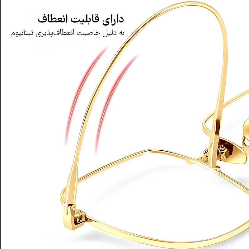 عکس شماره 7 : فریم عینک طبی تیتانیوم مدل shangtai-sek02